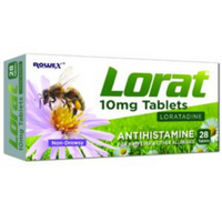 Lorat 10mg Antihistamine Tablets 28's