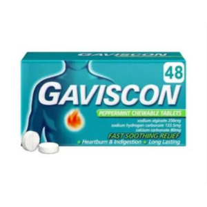 Gaviscon Peppermint Chewable Tabs 48's