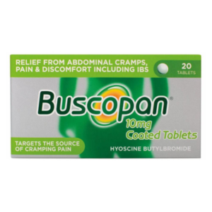 Buscopan 10mg Coated Tablets 20's