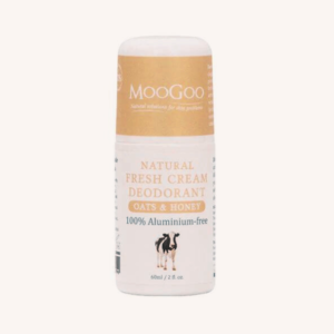 MooGoo Natural Fresh Cream Deodorant - Oats & Honey 60ml